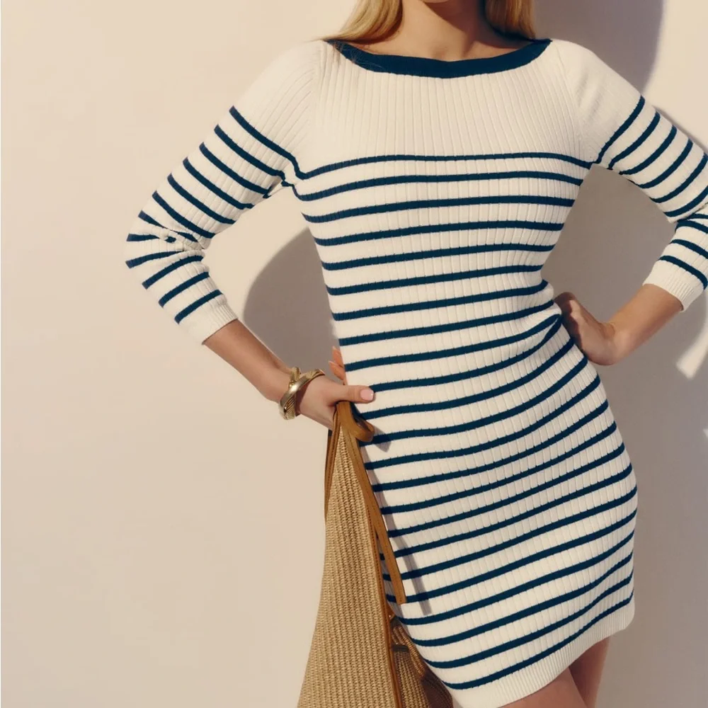 Reformation Ines Ribbed Sweater Dress - Picture 5 of 8